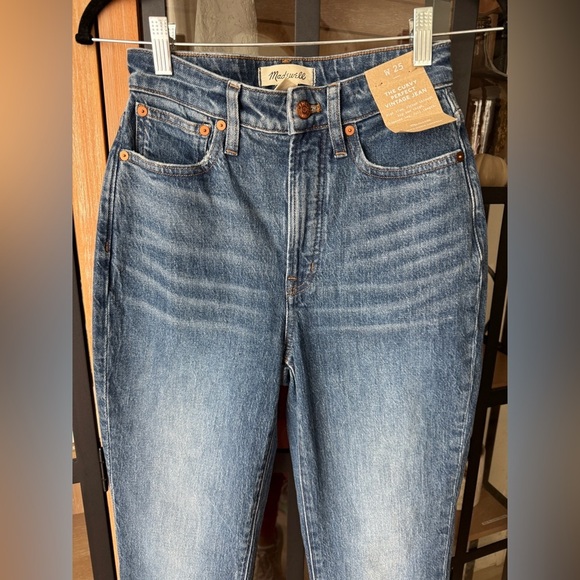 NEW Madewell Jeans curvy the perfect vintage medium wash decateur high waisted - Picture 9 of 9